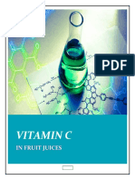 Vitamin C: in Fruit Juices