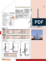 Height Gage: Vernier Height Gage SERIES 514, 506 - Standard Height Gage With Adjustable Main Scale