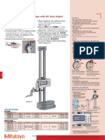 Height Gage: Digimatic Height Gage SERIES 192 - Multi-Function Type With SPC Data Output