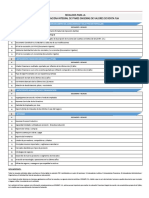 Lista de Recaudos para La Evaluación de Documentos Sogampi