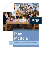 Play Matters: Investigative Learning For Preschool To Grade 2 - Curriculum Planning & Development