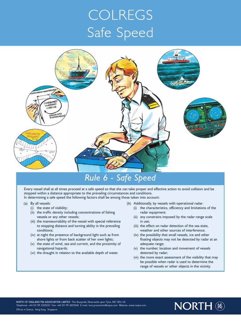 Colregs Rule 06 Safe Speed PDF Radar