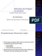 Metode Quine Mckluskey Dan Program Bantu Komputer: Kuliah#6 Tsk205 Sistem Digital