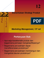 Menentukan Strategi Produk