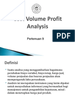 Cost Volume Profit Analysis - 2021