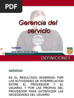 Gerencia Del Servicio