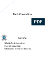 Rank Correlation