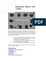 Electric Skateboard Motors The Complete Guide V