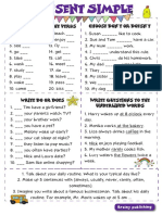 Present Simple Worksheet