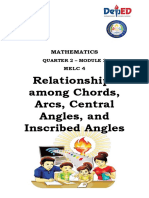 Relationships Among Chords, Arcs, Central Angles, and Inscribed Angles