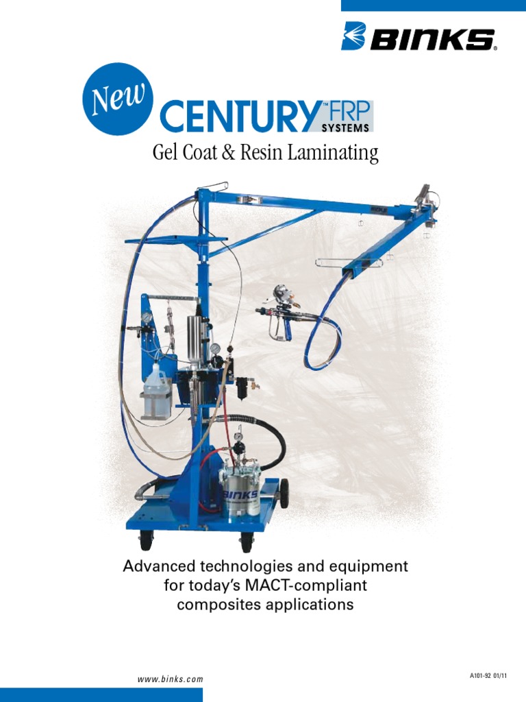 Gel Coat & Resin Laminating Advanced Technologies and Equipment For Today's