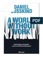A World Without Work: Technology, Automation and How We Should Respond - Daniel Susskind