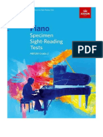 Piano Specimen Sight-Reading Tests, Grade 2 - Keyboard Instruments