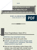 Bab 2 Perkembangan Dan Pengembangan Ilmu Pengetahuan Alam (1)