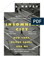 Insomniac City: New York, Oliver Sacks, and Me - Bill Hayes