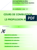 Combustion - l3 Propulsion
