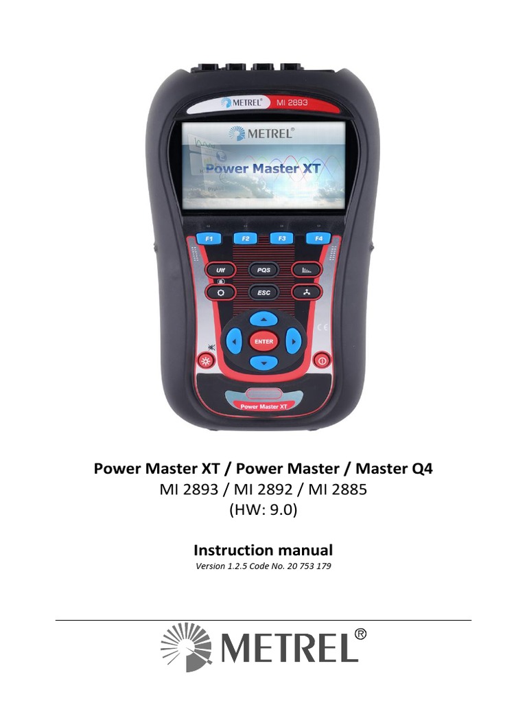 MI 2893, MI 2892, MI 2885 PowerMaster XT, Power Master, Master Q4 ANG Ver 1.2.5 20753179 PDF