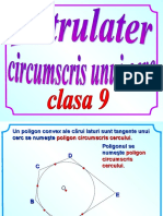 Patrulater Circumscris Inscris Unui Cerc