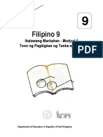 Filipino 9 q2 Module 12