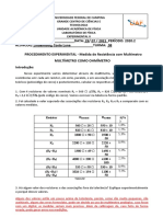 Medição de resistência e corrente elétrica com multímetro