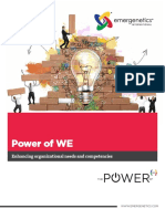 Power of WE: Enhancing Organizational Needs and Competencies