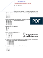 Soal Matematika Aspd Dikpora Putaran 02 Paket A - Fix