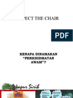 Respek The Chair - Nota Peserta