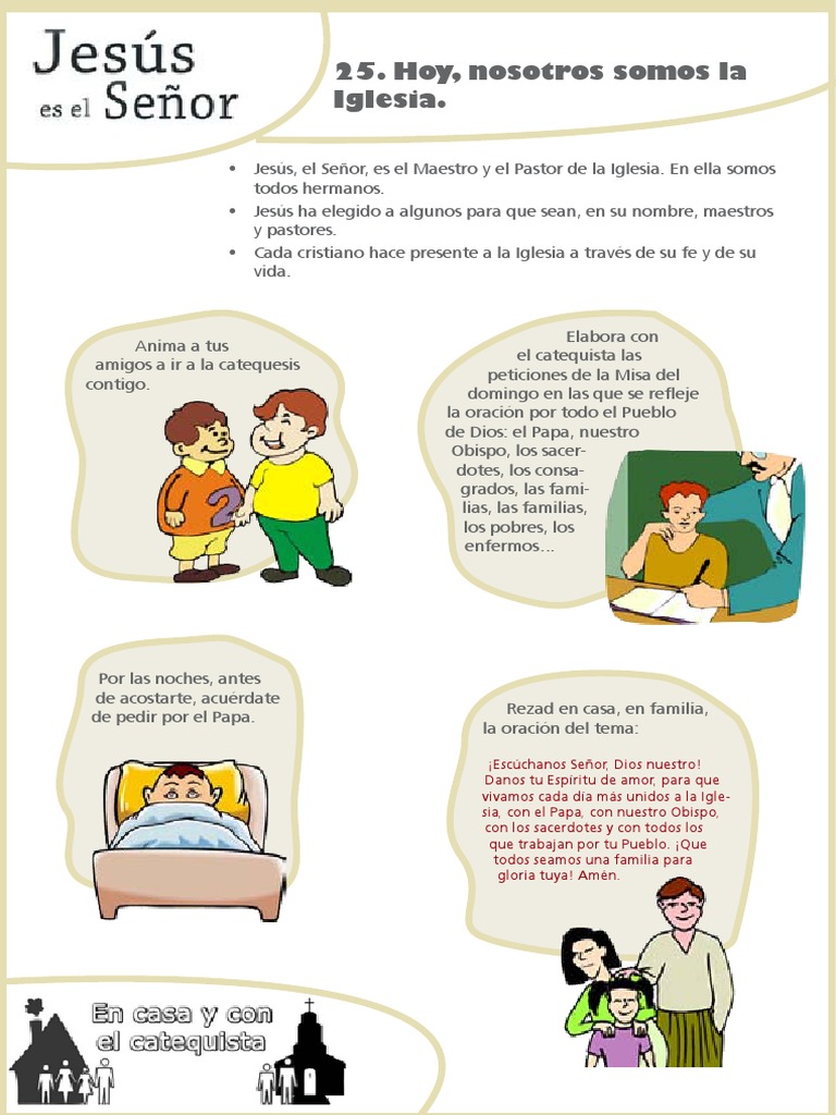25 Hoy Nosotros Somos La Iglesia | PDF | Iglesia Católica | Oración