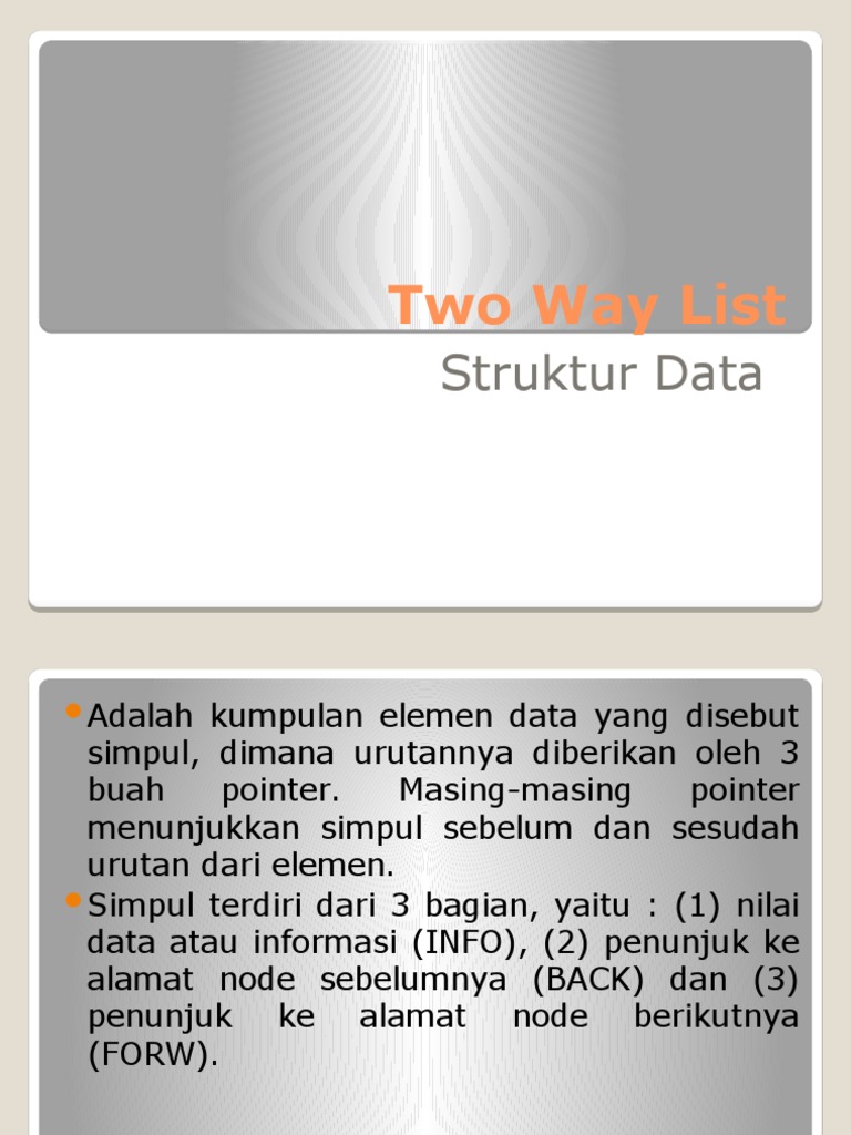 Two Way List | PDF