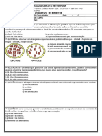 Trabalho Avaliativo - 9º Ano - 3º Bimestre