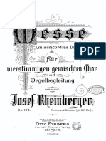 Rheinberger Missa Op.192 Score