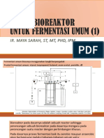 Disain Bioreaktor Untuk Fermentasi Umum 1