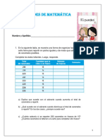 Actividades Matemática