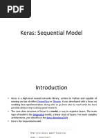 Keras: Sequential Model