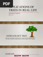 Applications of Trees in Real Life: Niño Dominic M. Matienzo Bsit - It1A