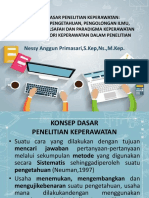 Konsep Dasar Penelitian Keperawatan