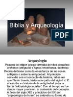 Biblia y Arqueología