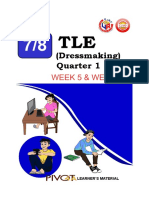 Tle 7 Dressmaking Week 5 & 6 Module Q1