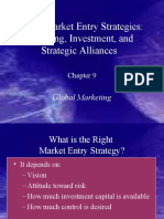 Global Market Entry Strategies: Licensing, Investment, and Strategic Alliances