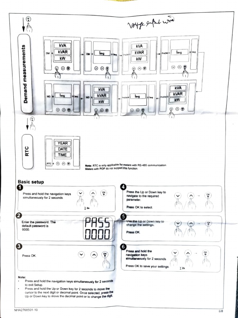 Energy Meter Manual | PDF | Fuse (Electrical) | Electrical Equipment