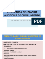 Estructura de Planificacion de Auditoria de Cumplimiento