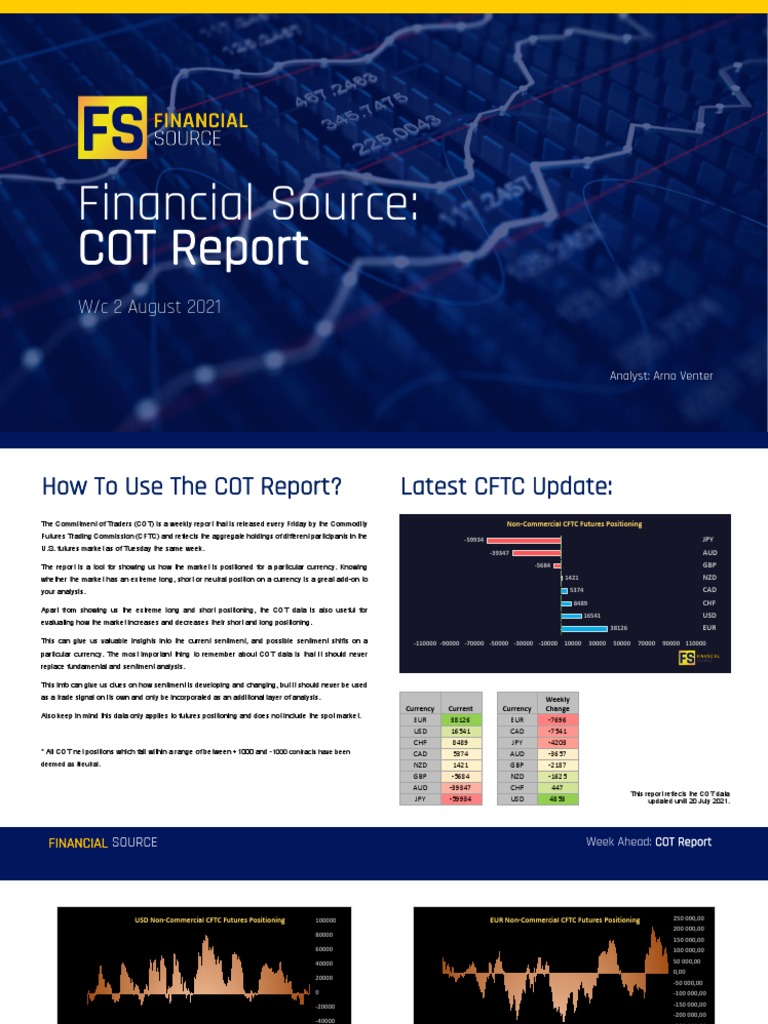 Financial Source COT Report PDF Futures Contract Euro