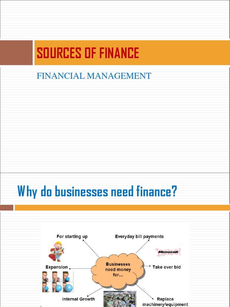Sources of Finance: Financial Management | PDF | Banks | Loans