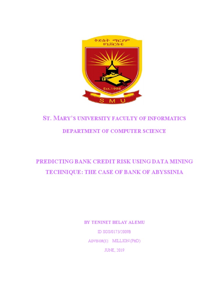research proposal on abyssinia bank