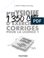 Physique - 1350 cm³ d’exercices corrigés pour la Licence 1 - Thierry Alhalel, Philippe Schwemling [BIBLIO-SCIENCES.ORG]