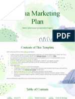 Aqua Marketing Plan Green Variant _ by Slidesgo