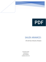Saudi Aramco:: Oil and Gas Industry Analysis