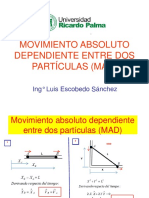 Mov. Absoluto Dependiente Entre Dos Partículas