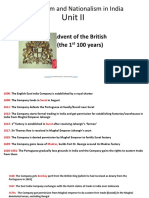 Advent of The British - PPT