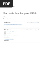 New Media From Borges To HTML: Cite This Paper